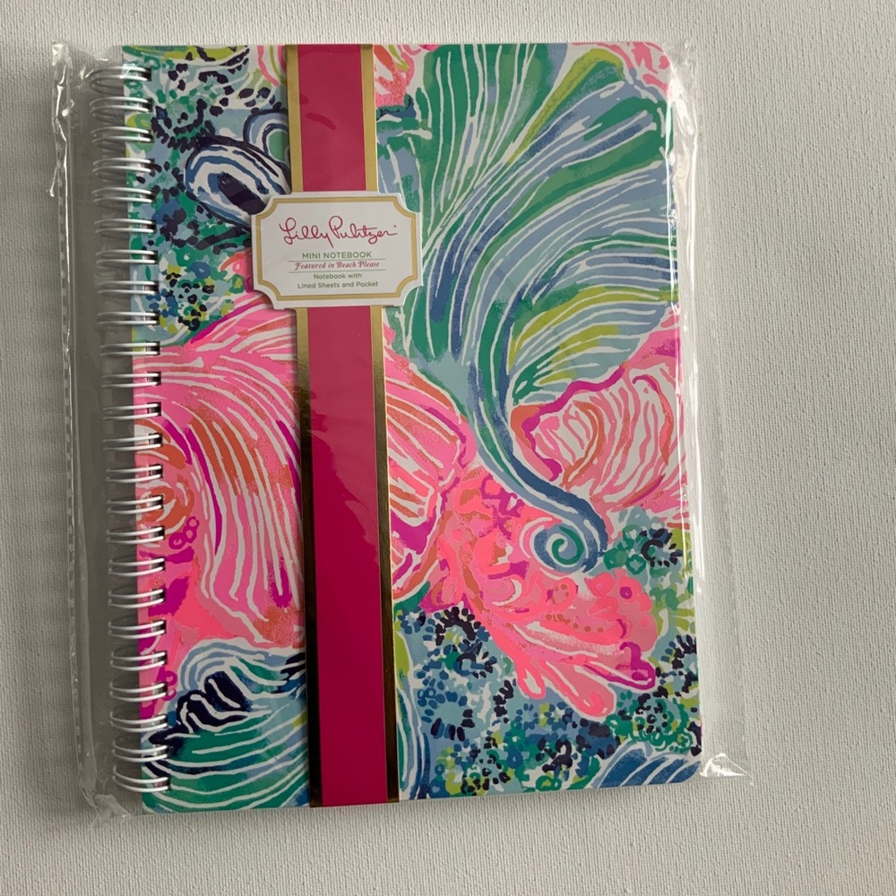 Lily Pulitzer Mini Notebook in Beach Please